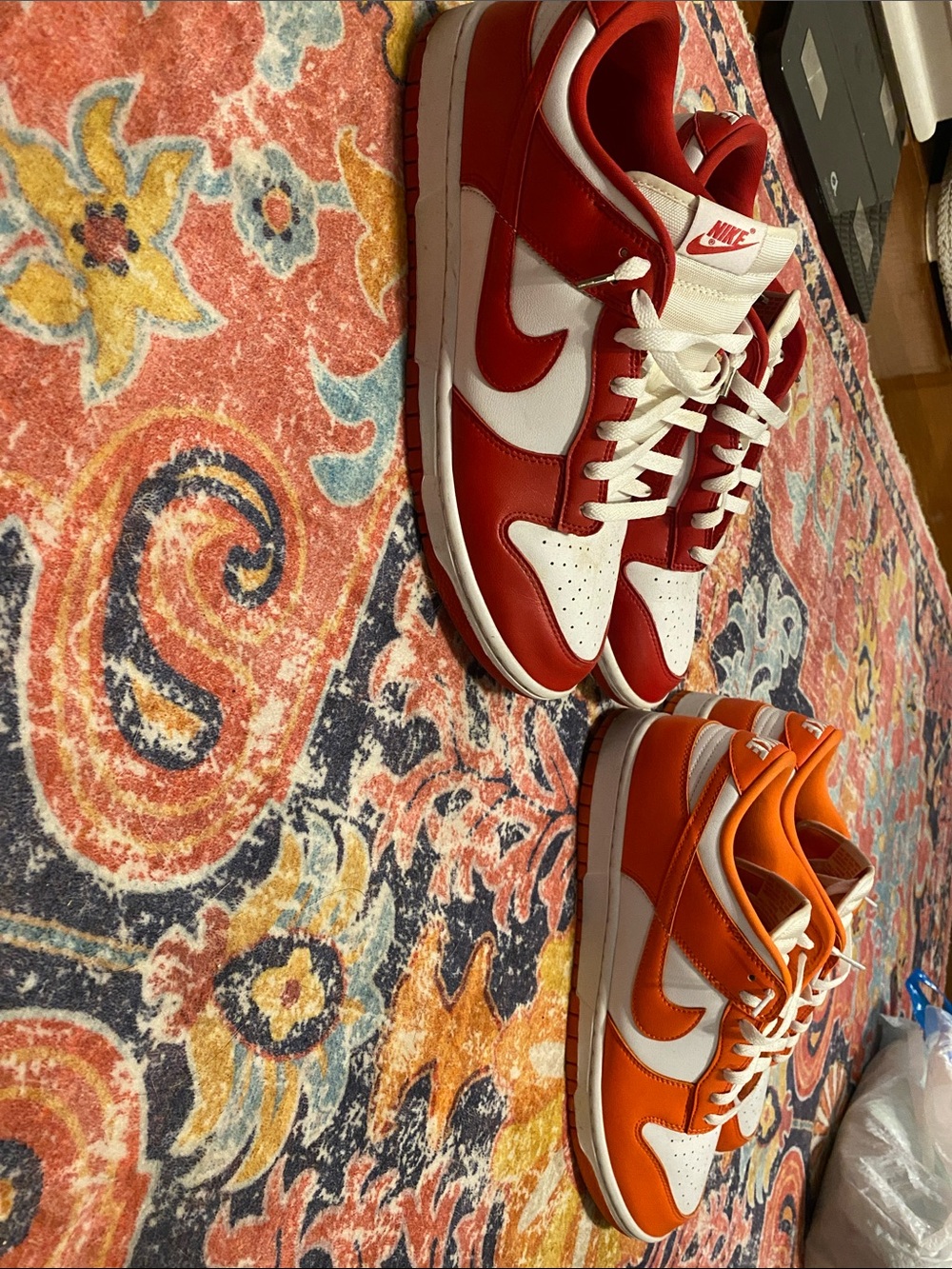 Nike Mens Dunks Red & Orange